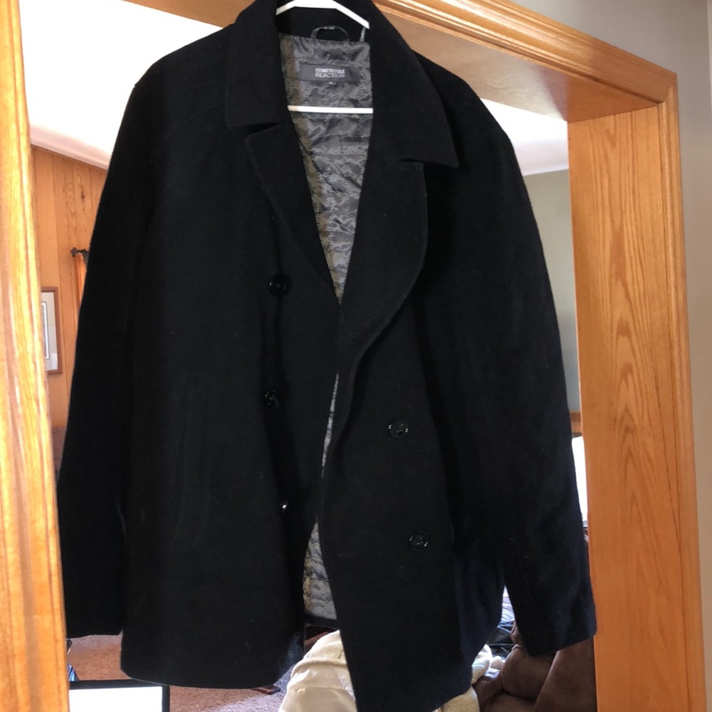 KENNETH COLE REACTION PEACOAT: new without tags